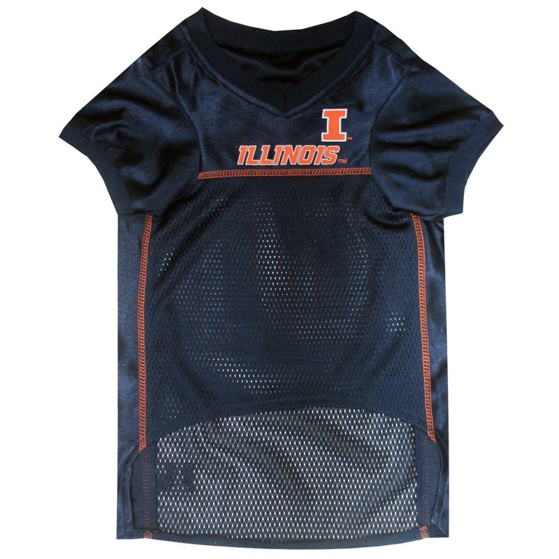 Pets First NCAA College Illinois Fighting Illini Mesh Jersey for DOGS & CATS, Small.Licensed Dog Jersey with your Favorite Football/Basketball College Team - Image 5